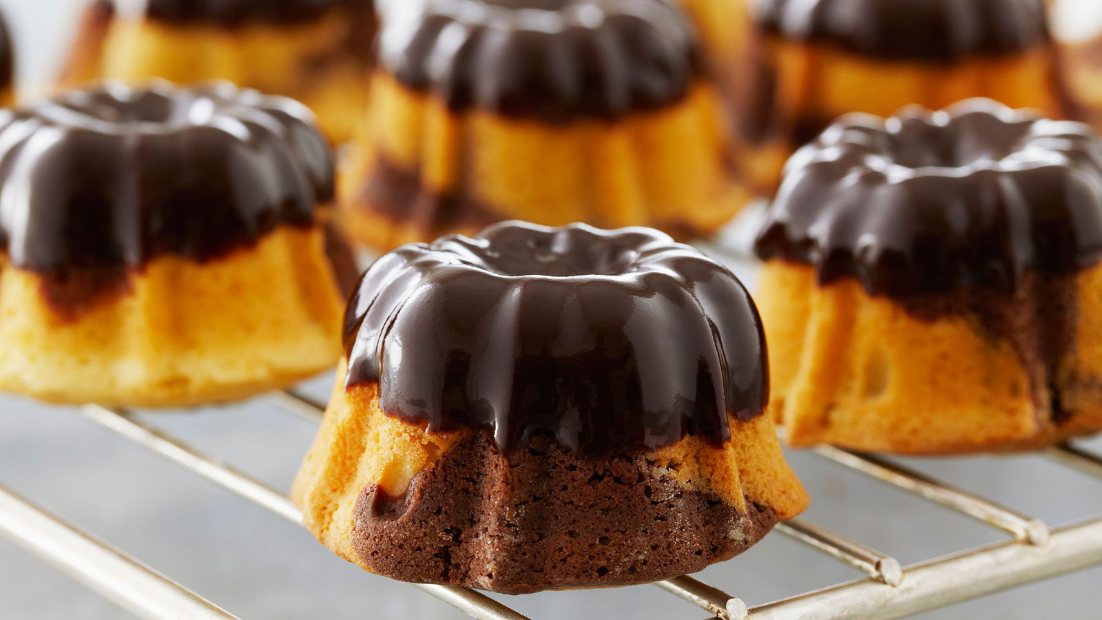 Individual Chocolate Bundt Cakes Individual Chocolate Bundt Cakes