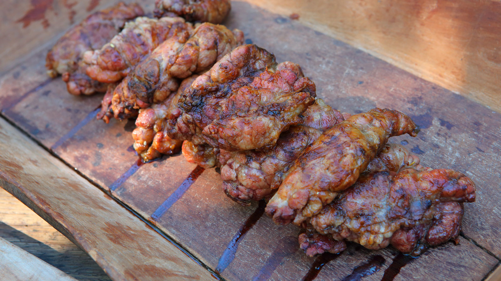 mollejas de cordero asadas