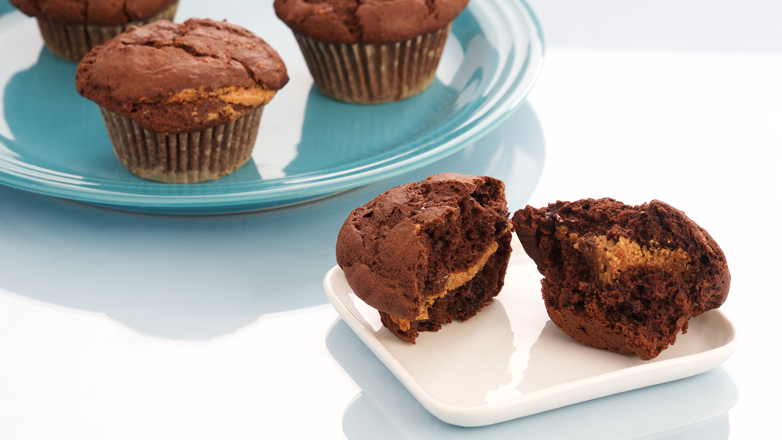 Muffins de plátano y chocolate (Chocolate banana muffins) Anna Olson